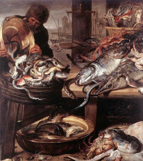 SNYDERS, Frans The Fishmonger Germany oil painting art